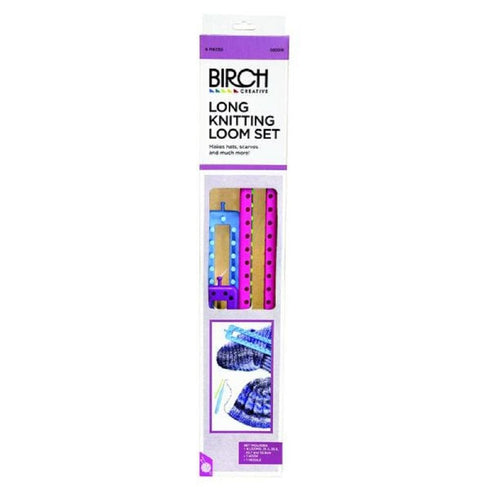 AussieSuperStore Haberdashery Supplies Long Loom Knitting Set Long Loom Knitting Set | Crotchet Yarn & Wool tool Supplies Part Number 020316 020316